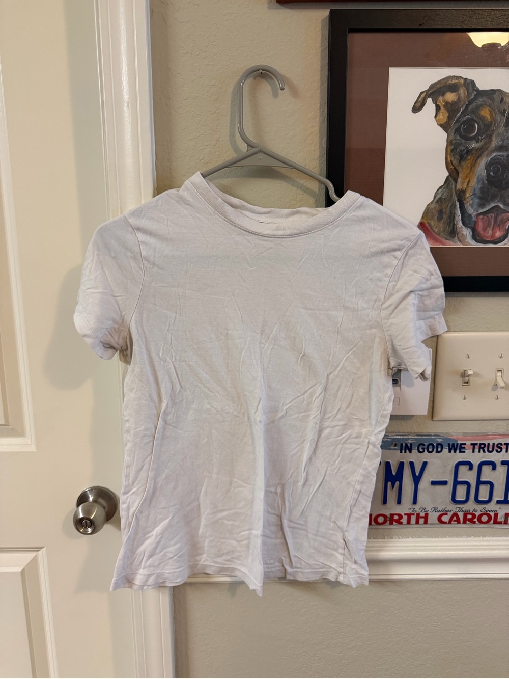 a new day White Crewneck Short Sleeve Tee